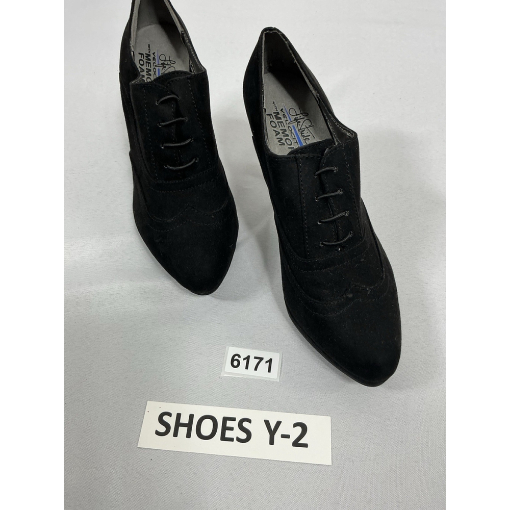 Womans Life Strides Flex Platform Booties 9M Black Stiletto Pointed Toe NWOT